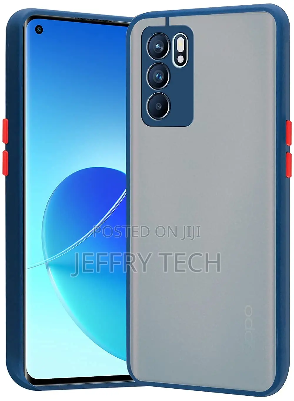 Oppo Reno 6 5G Smoke Cover Protective Shockproof Matte Hard