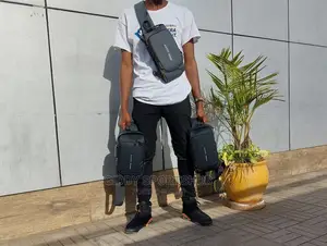 Anti-Theft USB Shoulder/Crossbody Travel Bag
