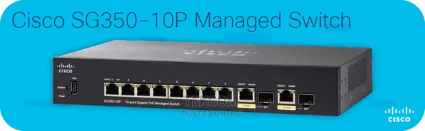 Cisco SG350-10P 10-Port Gigabit Poe+ Managed Switch for sale