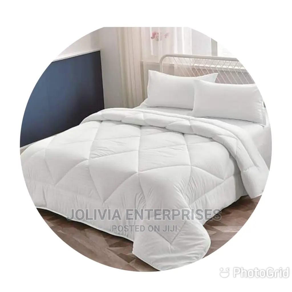 White Striped Duvet Set