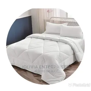 White Striped Duvet Set