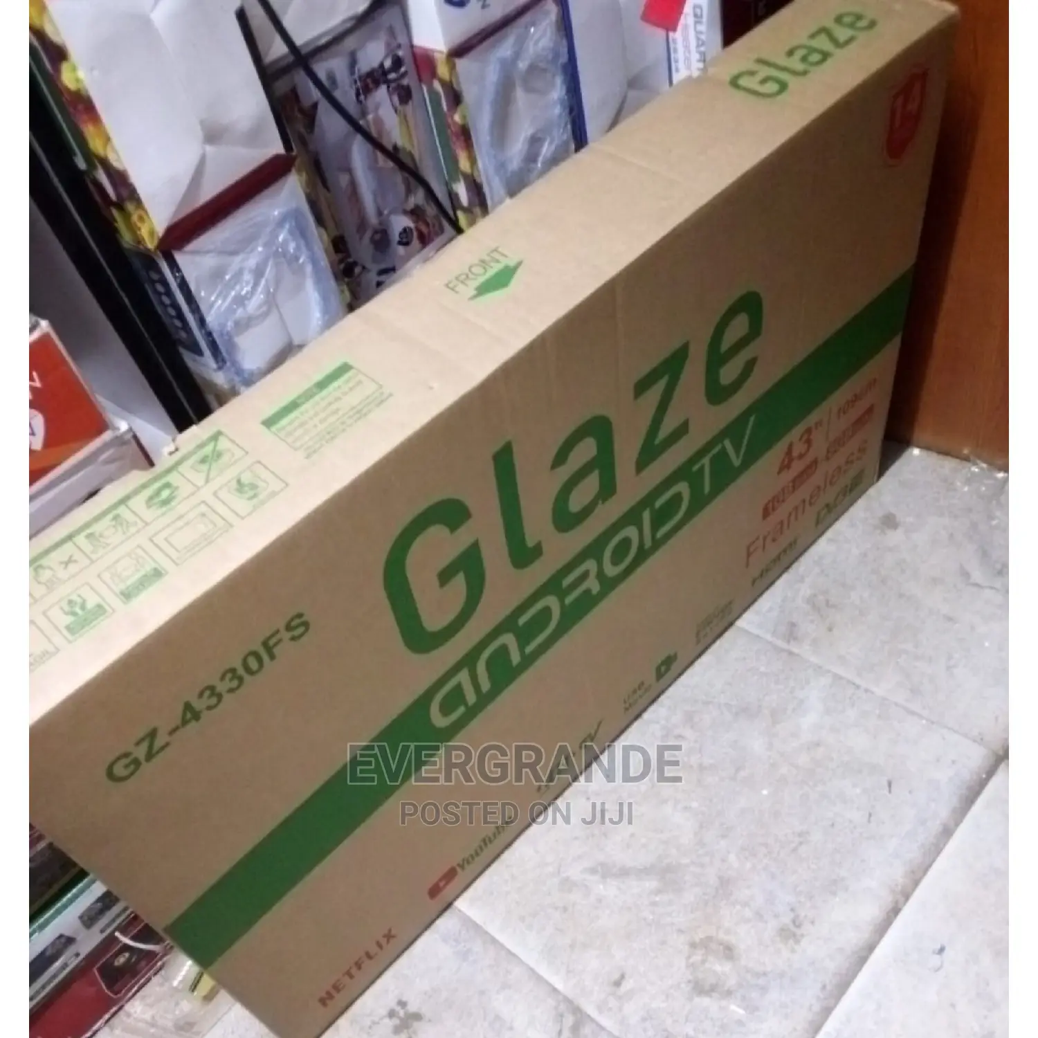 Brand New Glaze 43 Inches Smart Android Tv. Available