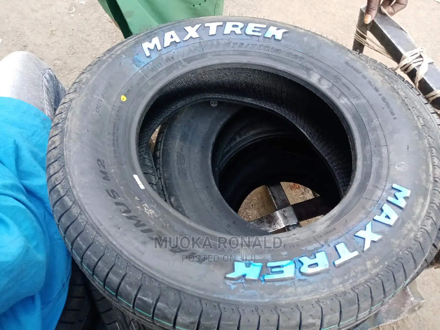 175/70r13 Maxtrec Tyre With White Color Side