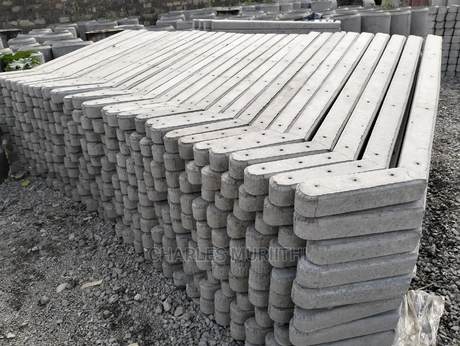 Fencing Concrete Poles