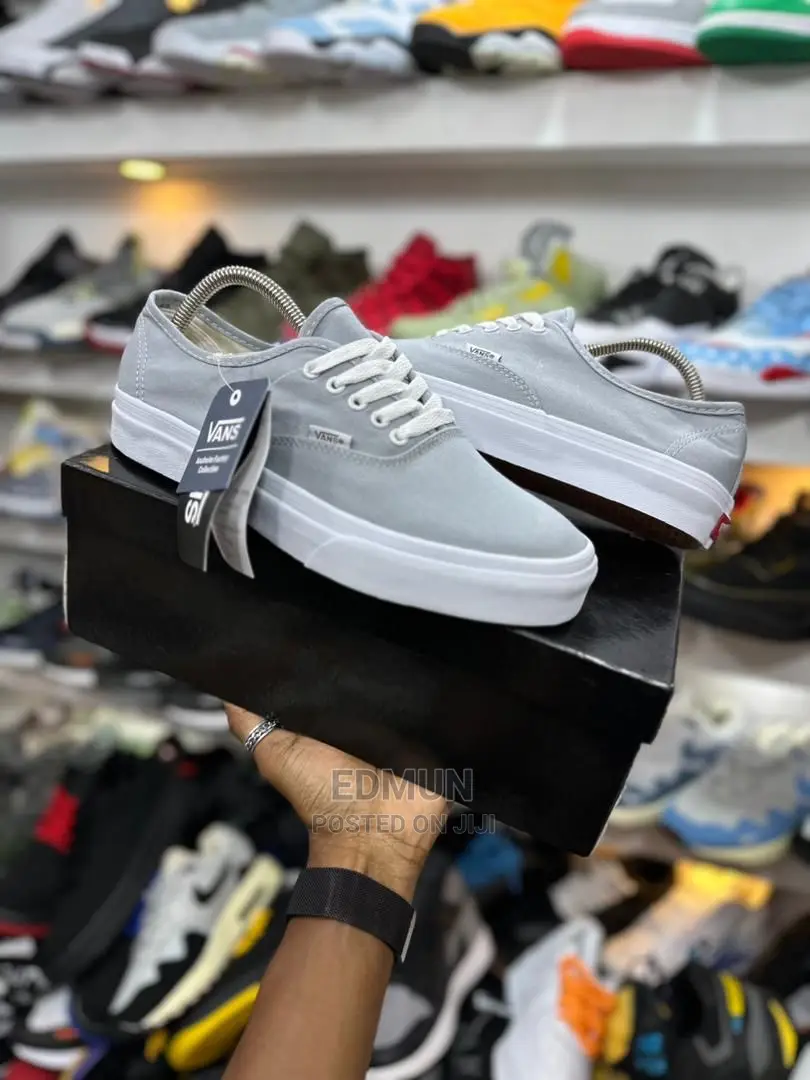 Gray Vans Off the Wall Shoes - Offer