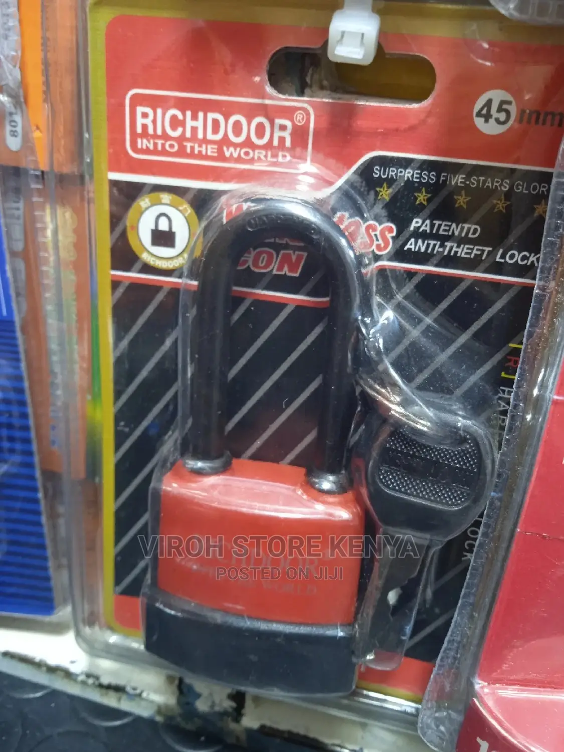 Richdoor Water-Resistant Long Nose 45mm Padlock
