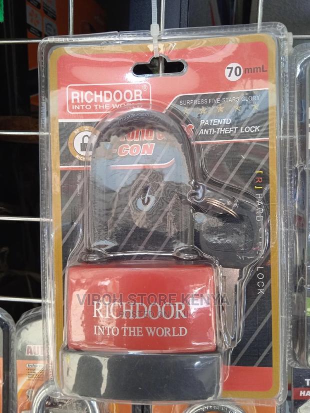 Richdoor 70mm Long Nose Water-Resistant Padlock