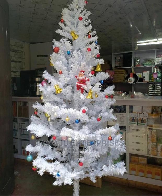 White Christmas Trees - 7ft