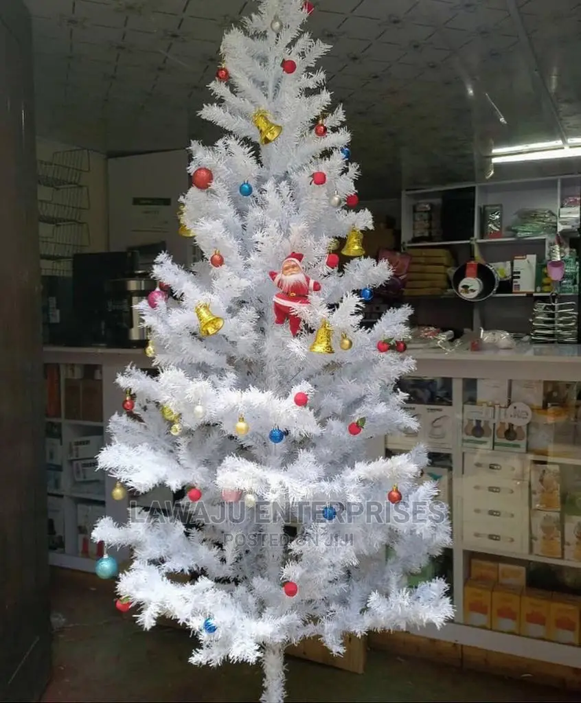 White Christmas Trees - 7ft