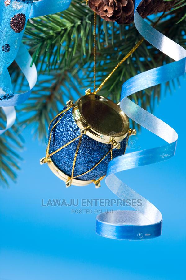 Christmas Drum Decor Set
