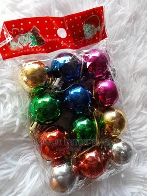 Christmas Decorating Coloured Ball Set- 12pcs