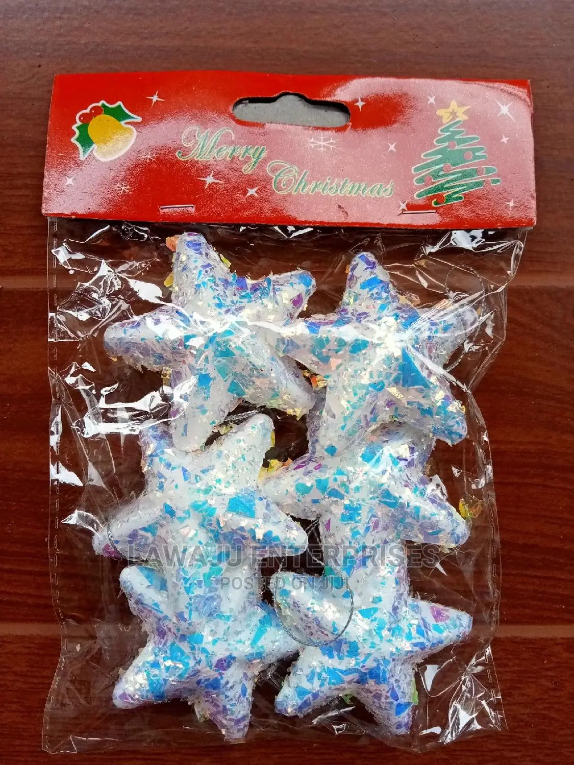 Christmas Decorating Snow White Stars