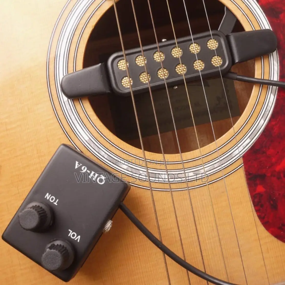 Acoustic Guitar Pickup,QH-6a Folk Acoustic Guitar Sound Hole