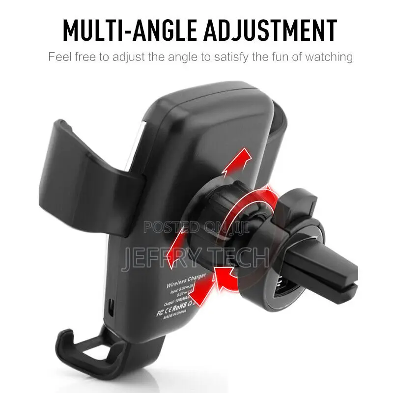 Qi Fast Wireless Car Charger Magnetic Holder