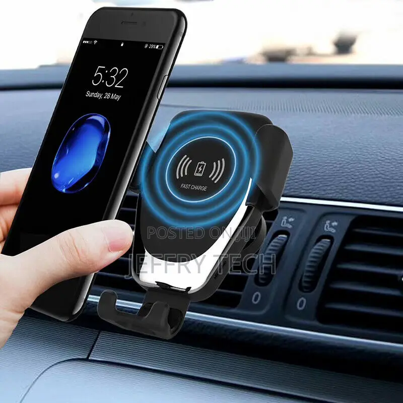 Qi Fast Wireless Car Charger Magnetic Holder