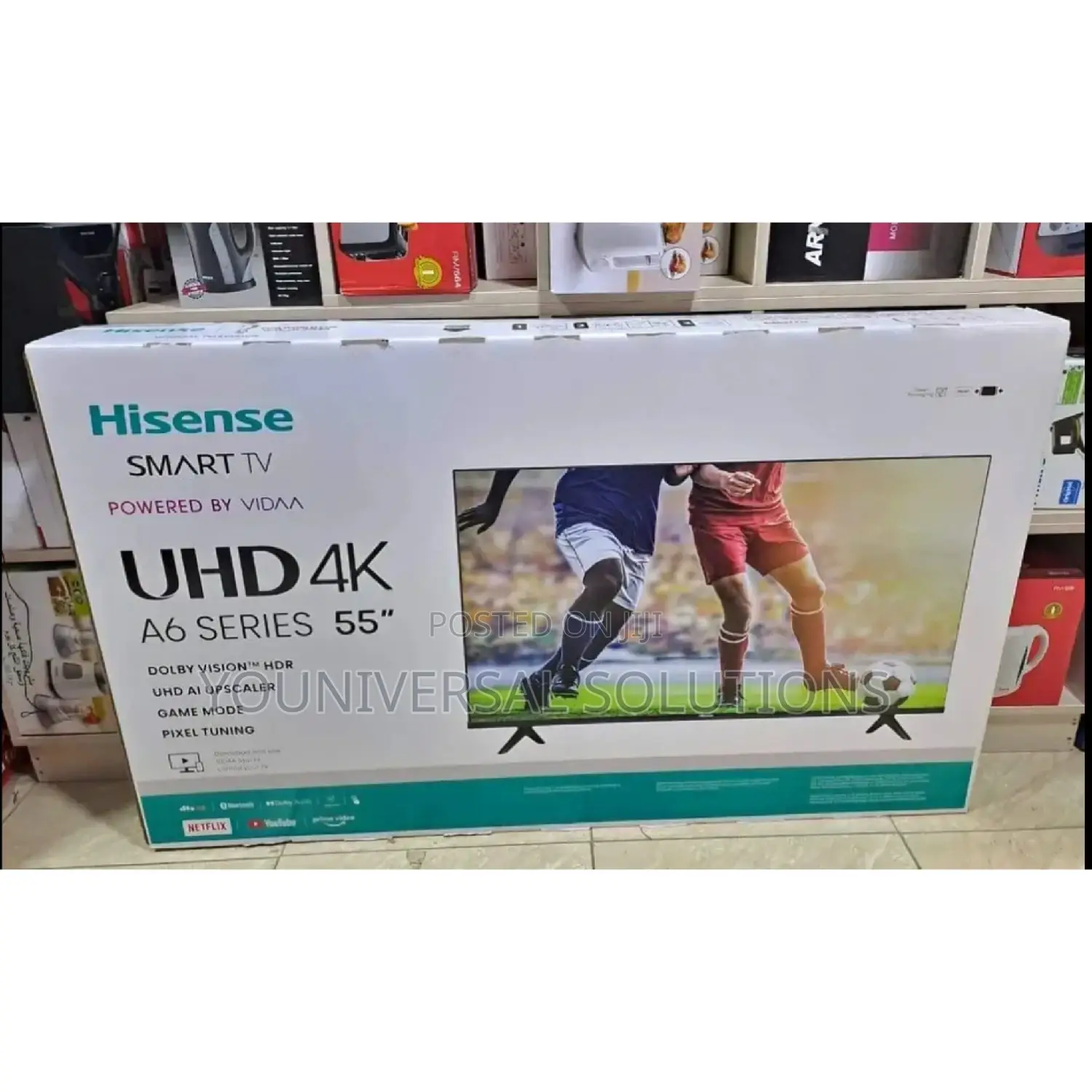 Hisense 55 Inches Smart Android Digital -Uhd Tv.