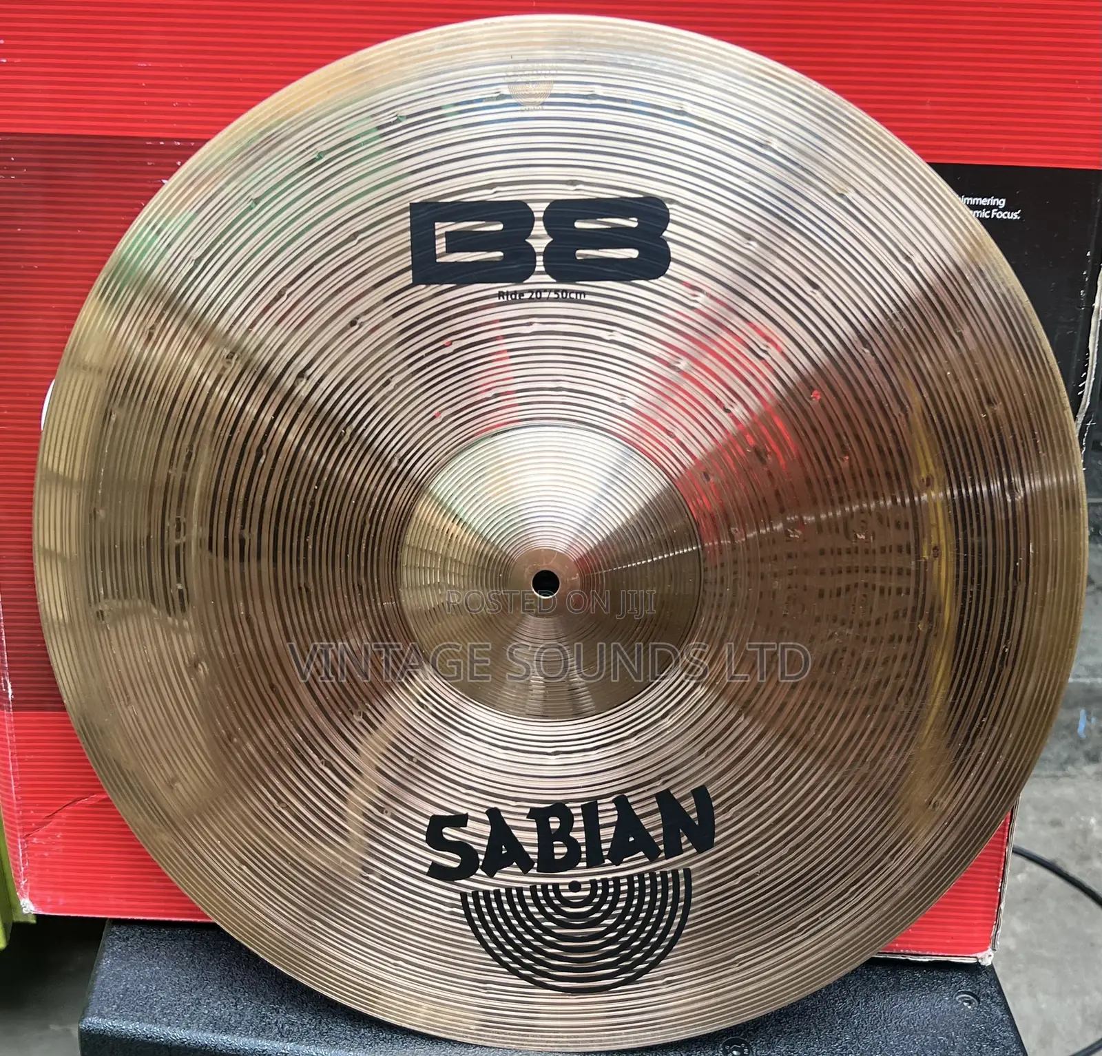 Sabian B8 20INCH Ride Cymbal Features: Medium Weight