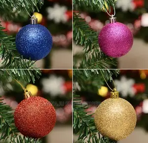 Christmas Decorating Shiny Balls- 6pcs