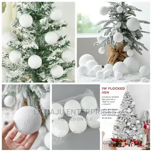 Snow White Christmas Decorating Balls