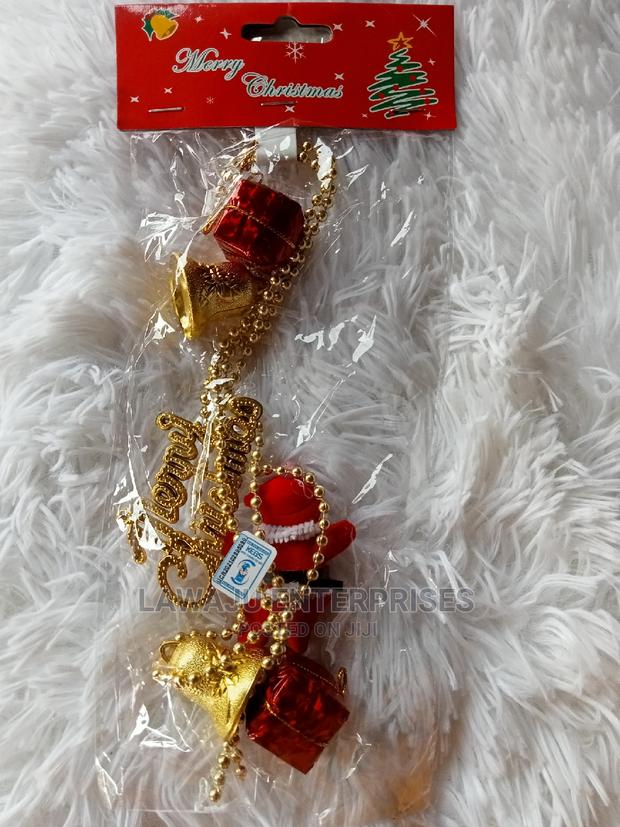 Christmas Beaded Chain With Bells Decorations - thumbnail 3