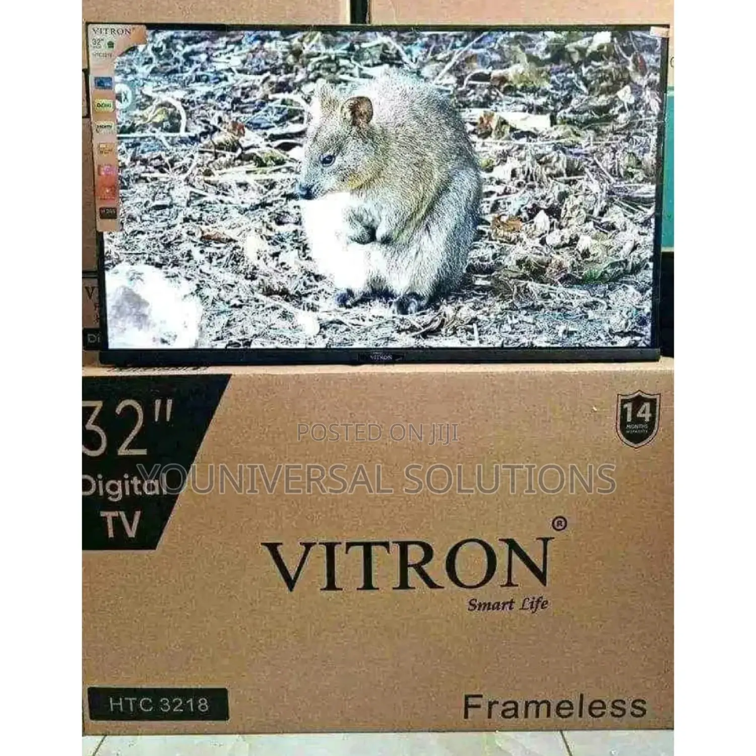 Flameless Vitron 32 Inches Digital T.V.