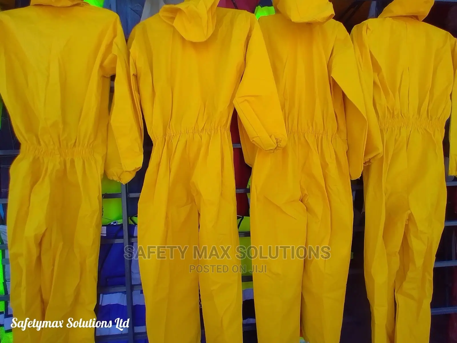 Chemical Spray Overall Yellow at 2,000/Chemical Spray Suit at 2,500