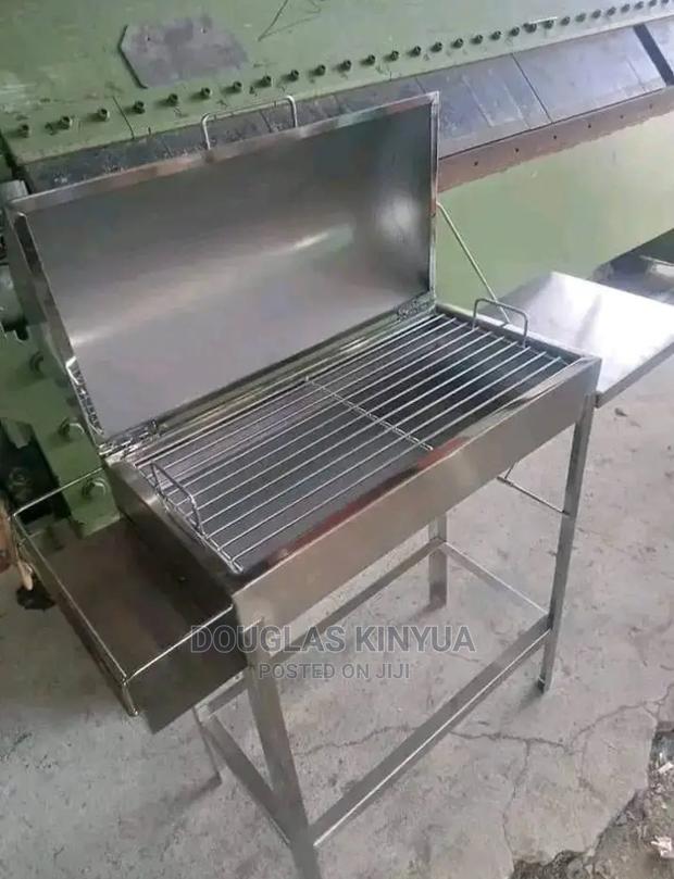 Stainless Steel Meat Grill: - main view