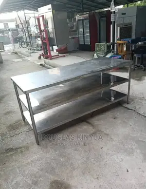 Stainless Steel Working Top Table 6ftby22inch