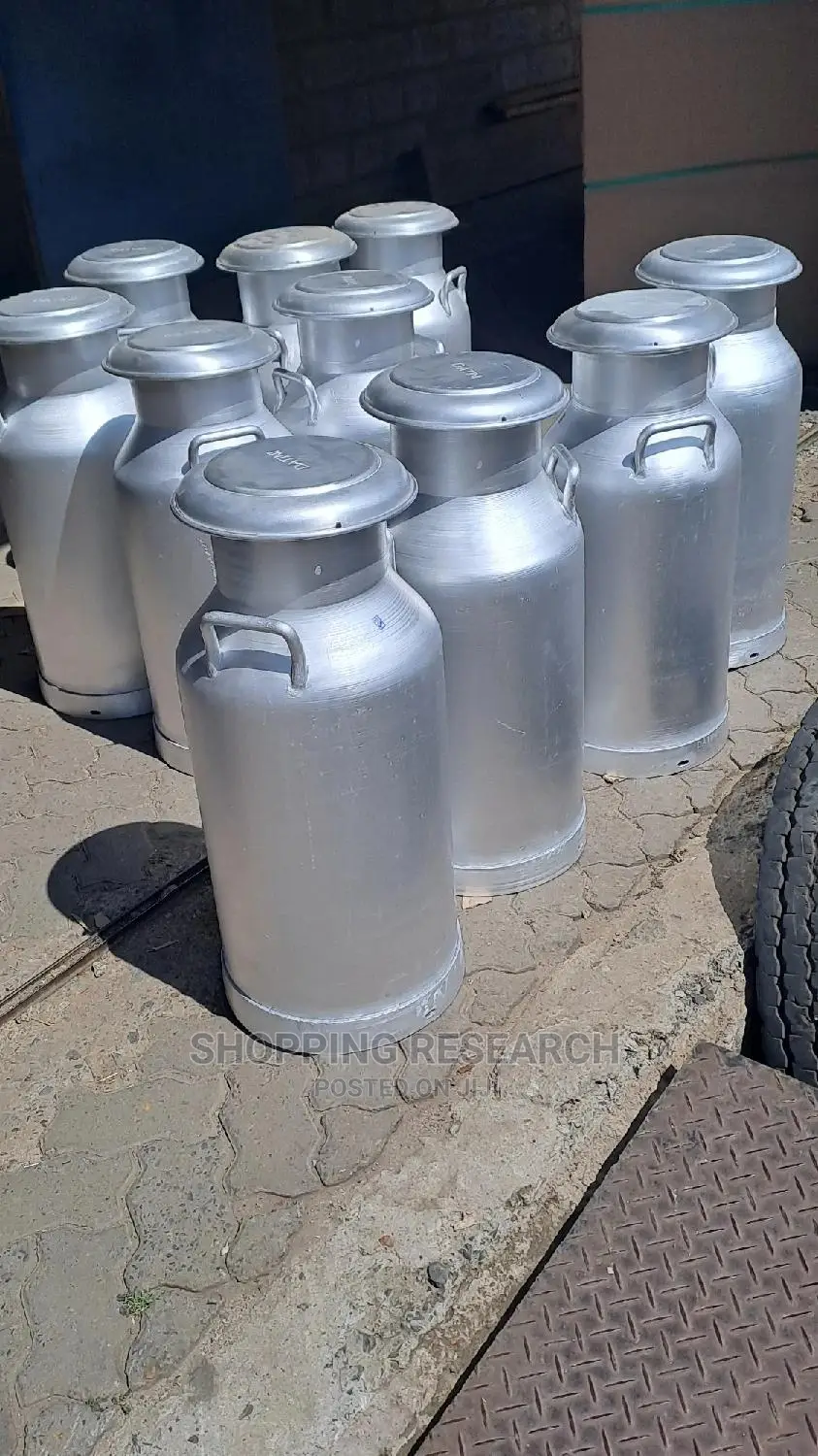 Aluminium and Stainless Steel Milk Cans All Sizes