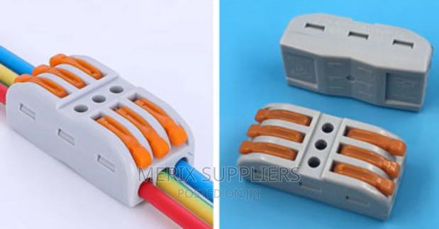 Pack of 5 Wire/ Cable Connectors, 3 Way 32 Amps - main view