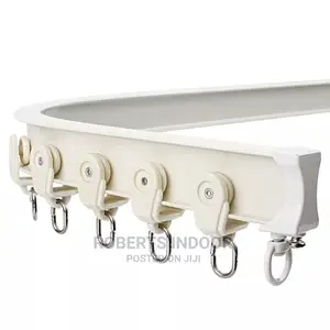 White Bendable Curtain Track Rail 6m