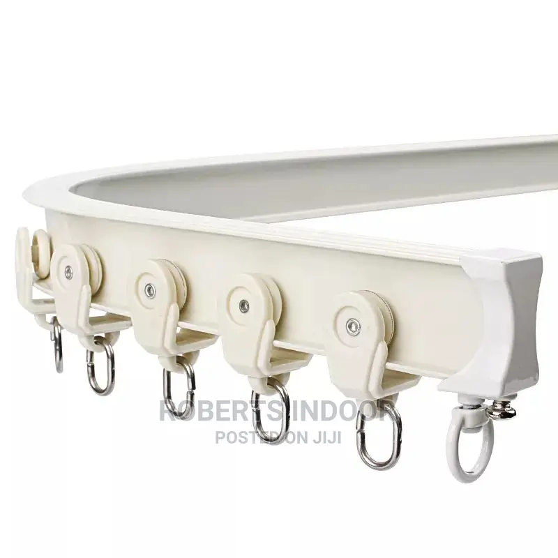 White Bendable Curtain Track Rail 6m