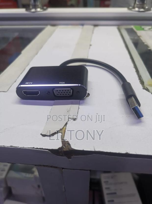 Usb to Hdmi and Vga Adapter - main view