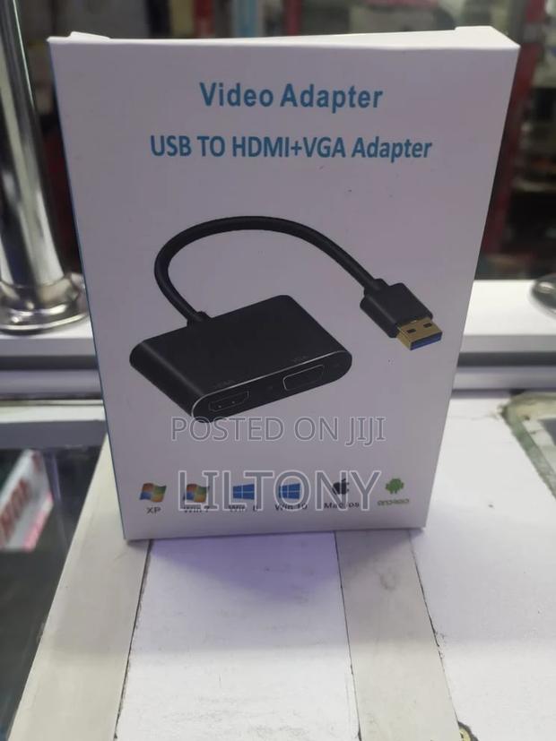 Usb to Hdmi and Vga Adapter - thumbnail 2