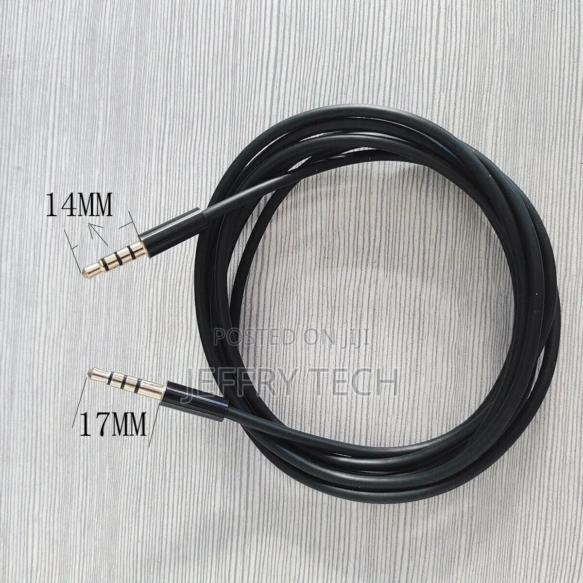 1.5m 3.5mm Jack Audio Cable Male to Male Car Aux Audio Cable