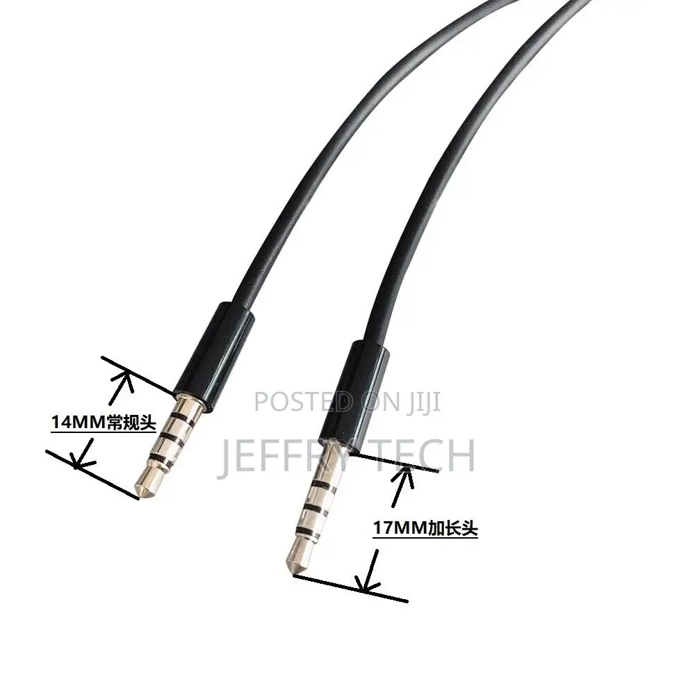1.5m 3.5mm Jack Audio Cable Male to Male Car Aux Audio Cable