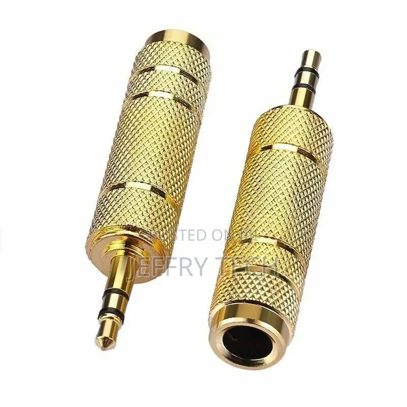 1 X 6.5mm to 3.5mm Reversible Jack Microphone Plug Converter