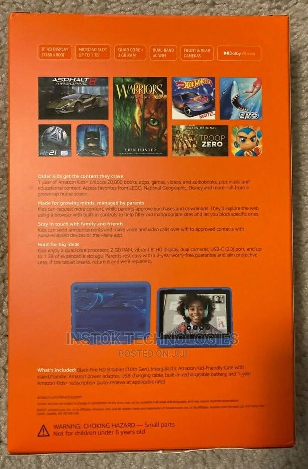 New Amazon Fire HD 10 Kids Pro 32 GB Black - thumbnail 3