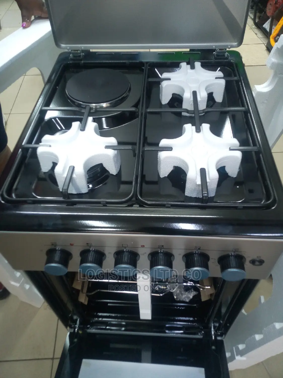 Haier 4 Gas Cooker ECR1040EGSB 50x60