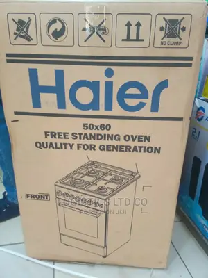Haier 4 Gas Cooker ECR1040EGSB 50x60