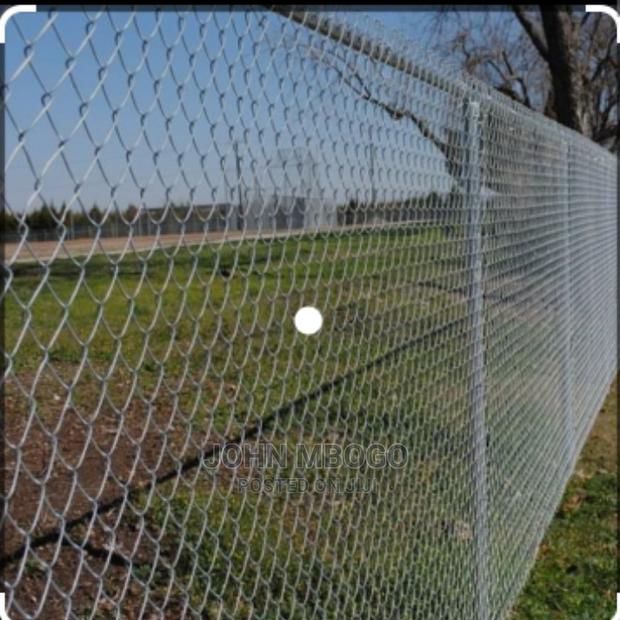 Galvanised Chainlink. - main view
