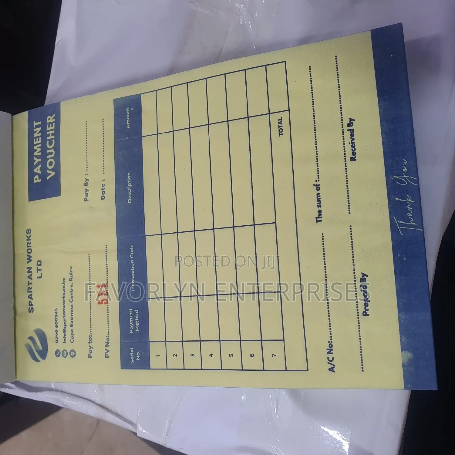A6 Receipt Books
