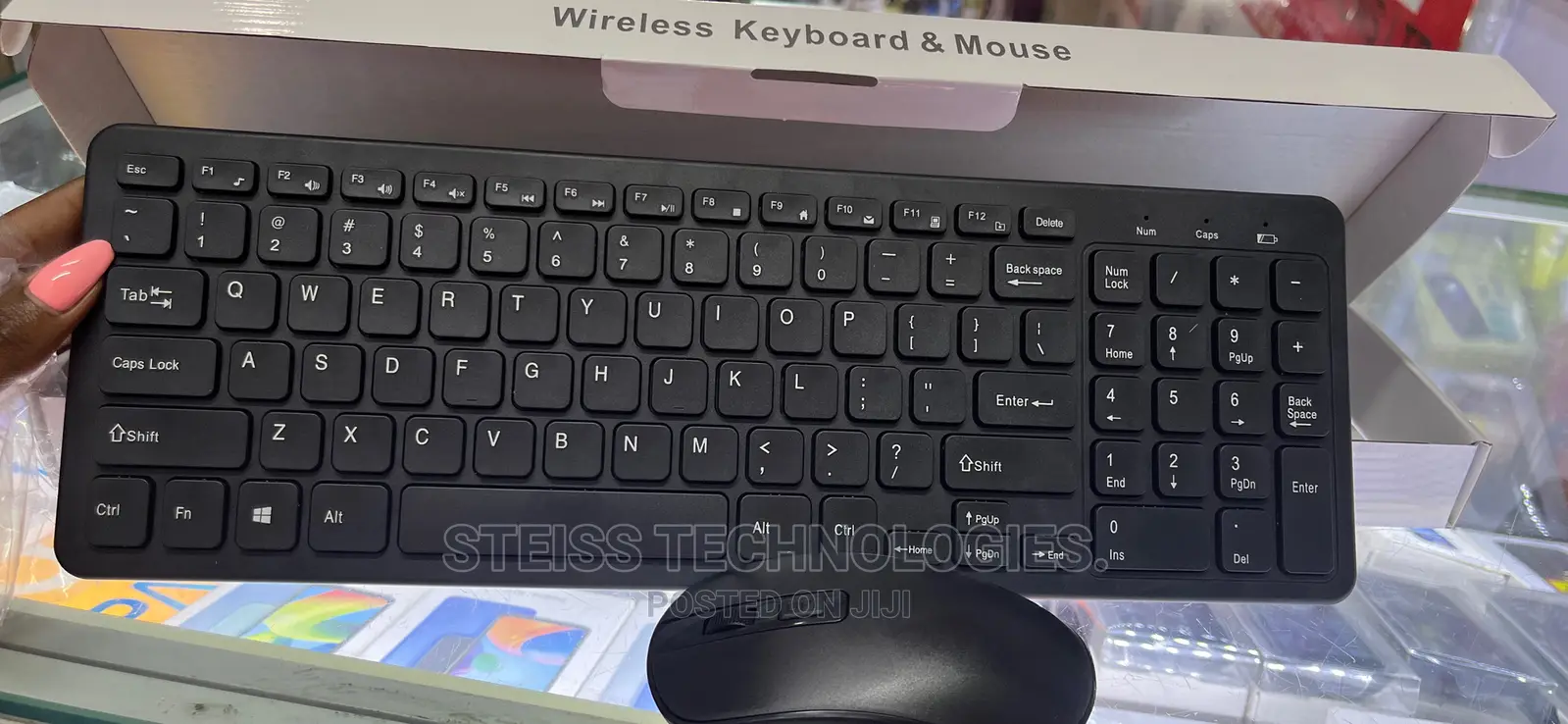 Wireless-Keyboard and Mouse.