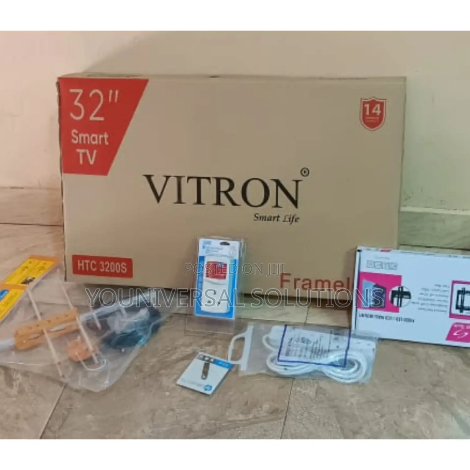 Full Kit Vitron 32 Inches Smart Android Digital Tv.