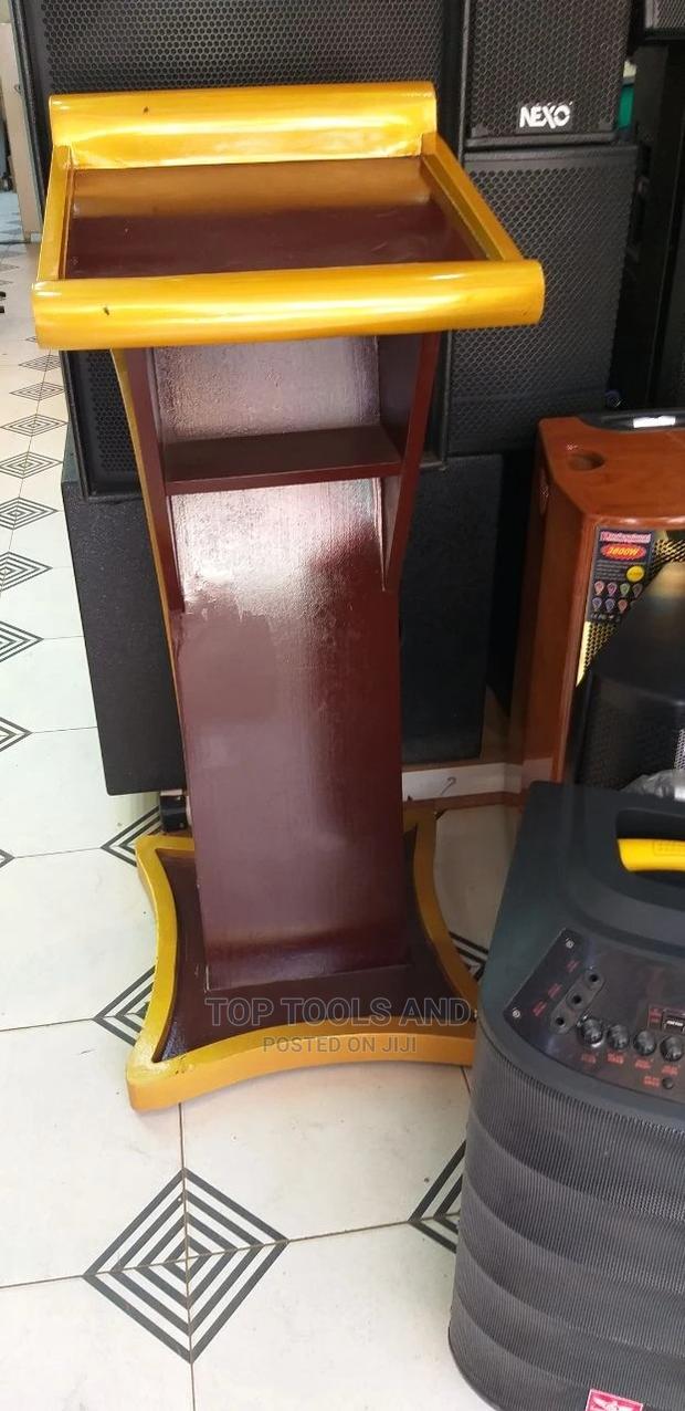 Wooden Pulpit - main view