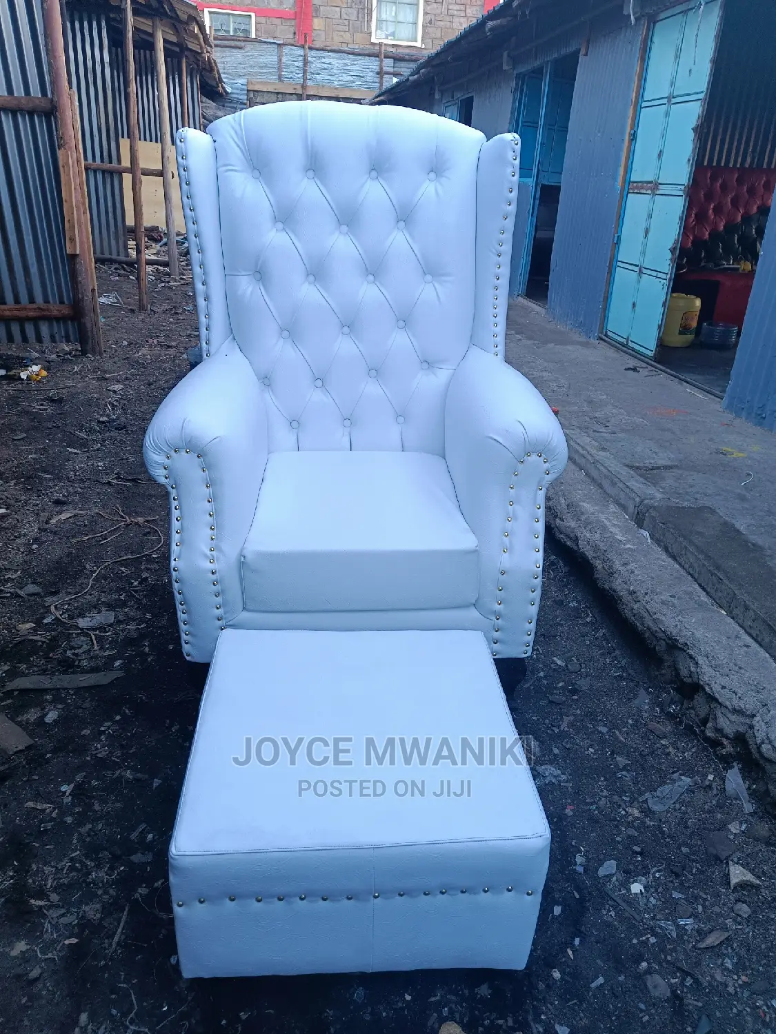 King Chair and a Stool