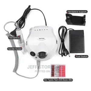 White Electric Nail Drill