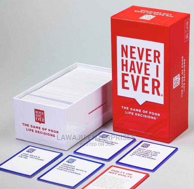 Never Have I Ever Card Game - main view