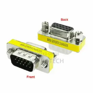 15 Pin SVGA VGA Port Saver Female to Male Gender Changer Ada