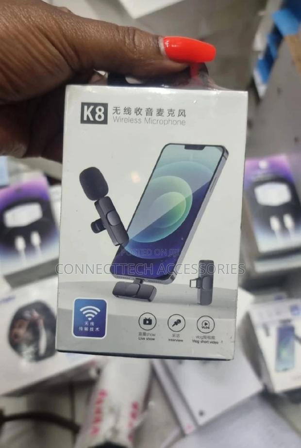 Wireless Microphone, Digital Mini Recording Clip Mic
